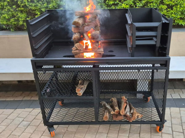 Braai stand with loose ember maker