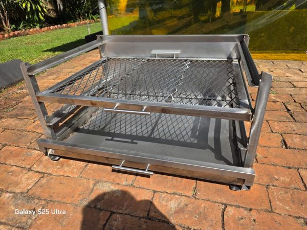 700x500 304 stainless steel braai insert