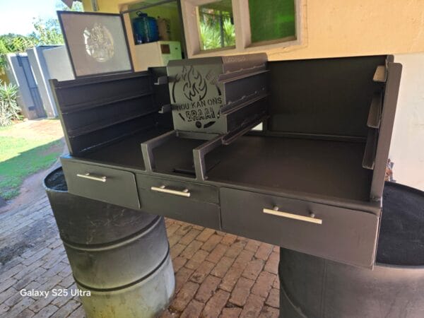 Double braai insert Side