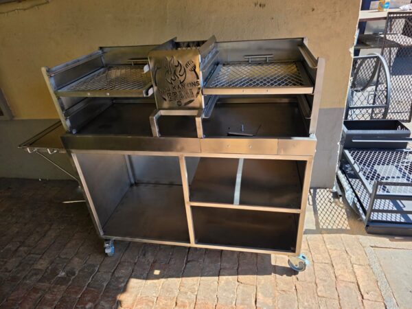 Double braai inserts with loose frame